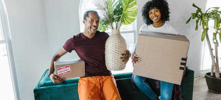 man and woman trying to decide if state to state move is right for you