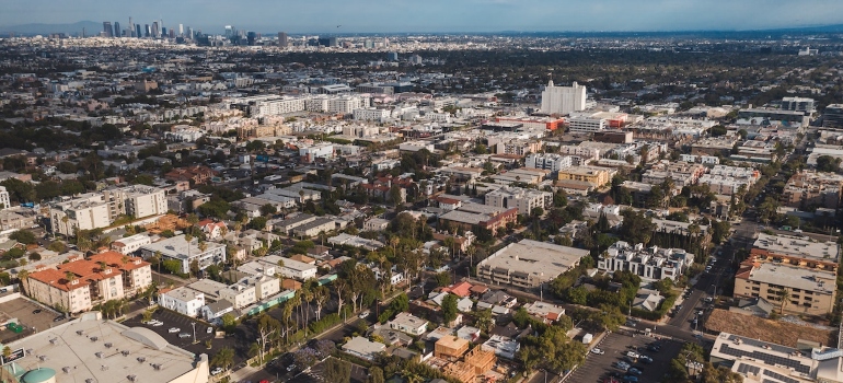 LA skyline