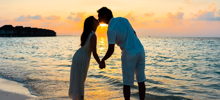 Couple on a beach