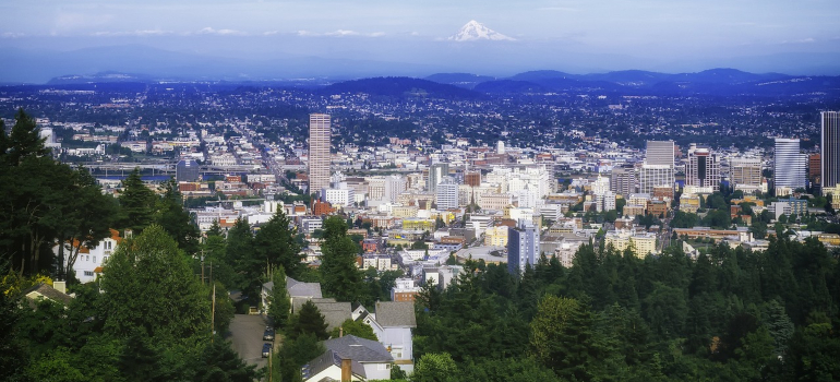 Portland, Oregon, One of popular moving destinations from Texas for 2023