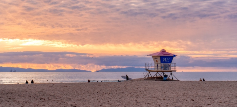 Huntington Beach, one of the best beaches in Southern Texas 